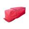 57" Red Quilted Rolling Christmas Tree Storage Bag for Trees up to 9ft.